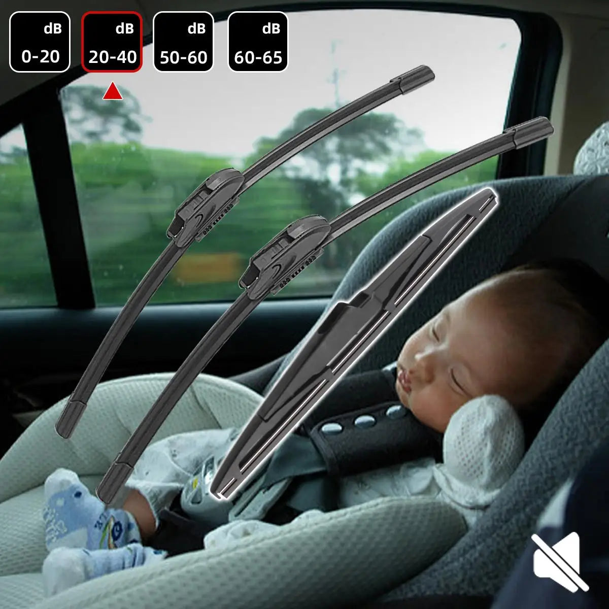 3PCS Car Wiper For Hyundai i10 MK2 2013-2018 Front Rear Wiper Blades Brushes Auto Accessories 2013 2014 2015 2016 2017 2018
