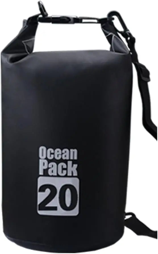 Waterproof Dry Bag Backpack PVC Storage Sack for Kayak Swimming 2L-30L Black/Blue/Orange/Yellow