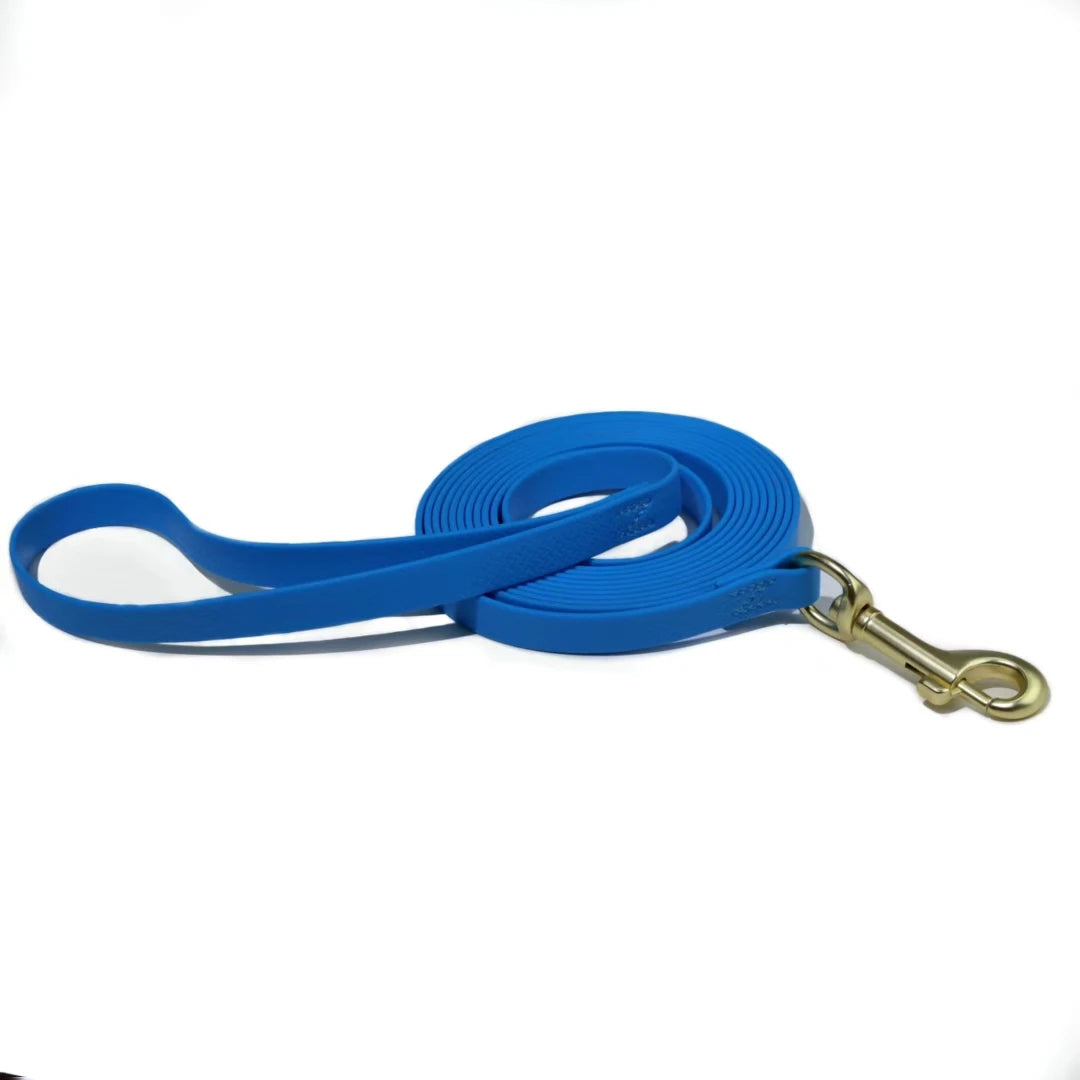 Heavy Duty PVC Training Dog Leash, 6FT Waterproof Chew Resistant Recall Lead with 360° Swivel Buckle