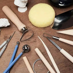 61Pcs Pottery Clay Sculpting Tools Carving Tool Kit With Carrying Case Bag For Beginners Professionals Pottery Modeling DIY Tool