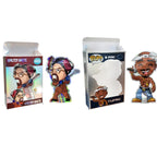 Die Cut 3.5g Mylar Bags With Hologram Kraft Paper Box Set 3.5 Zipper Package Combo Pouch Kit Storage Case Smell proof Packaging