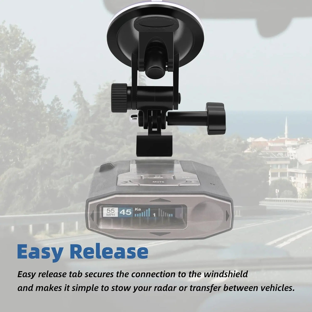 Magnet Mount for Escort Radar Detector Windshield Suction Cup Holder for MAX 360/c MKII MAX 3 4 Redline Cobra RAD 700i EZ Mount