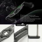 HEIGHTEN Baitcasting Reel Carbon Handle  85mm/95mm/110mm/120mm/130mm Without Knob Lure Fishing Modification Accessories