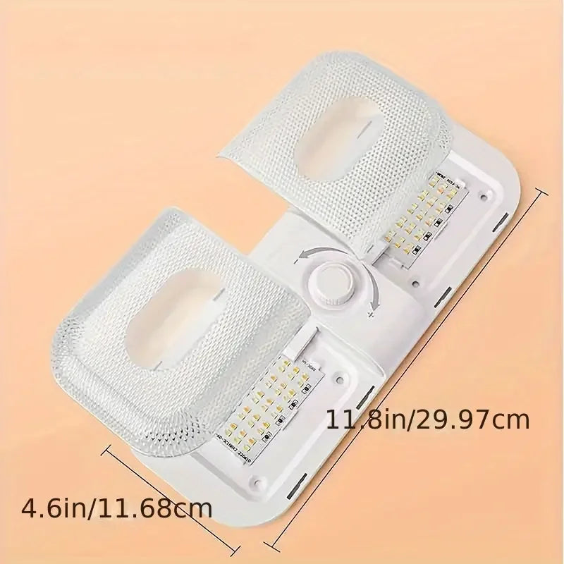 Highbright 120LED Car Interior Reading Lights 3 Color Dimming RV Dome Lights 12V Boat Truck Camper Trailer Caravan Ceiling Light