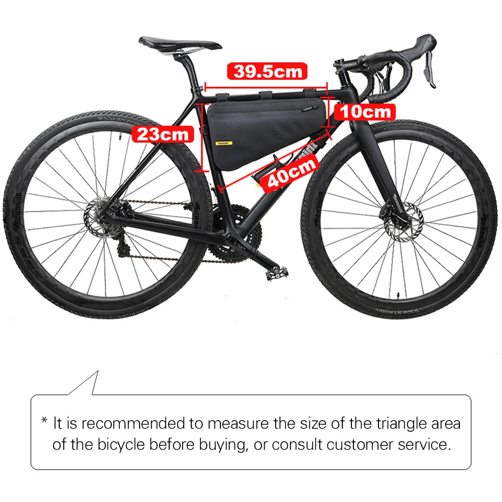 Ultimate Cycling Gear: Waterproof Rhinowalk 4L Frame Bag for Easy Organization