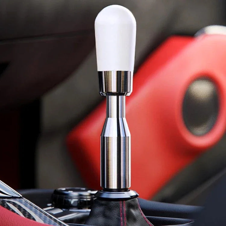 Car Gear Shift Knob with 10cm Extension Rod, Universal Fit, Combination A/B, 1pc