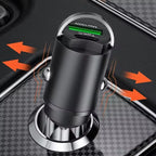 100W Car Charger USB Fast Charging For IPhone QC3.0 Mini PD USB Type C Charger Car Phone Charger For Samsung XiaoMi