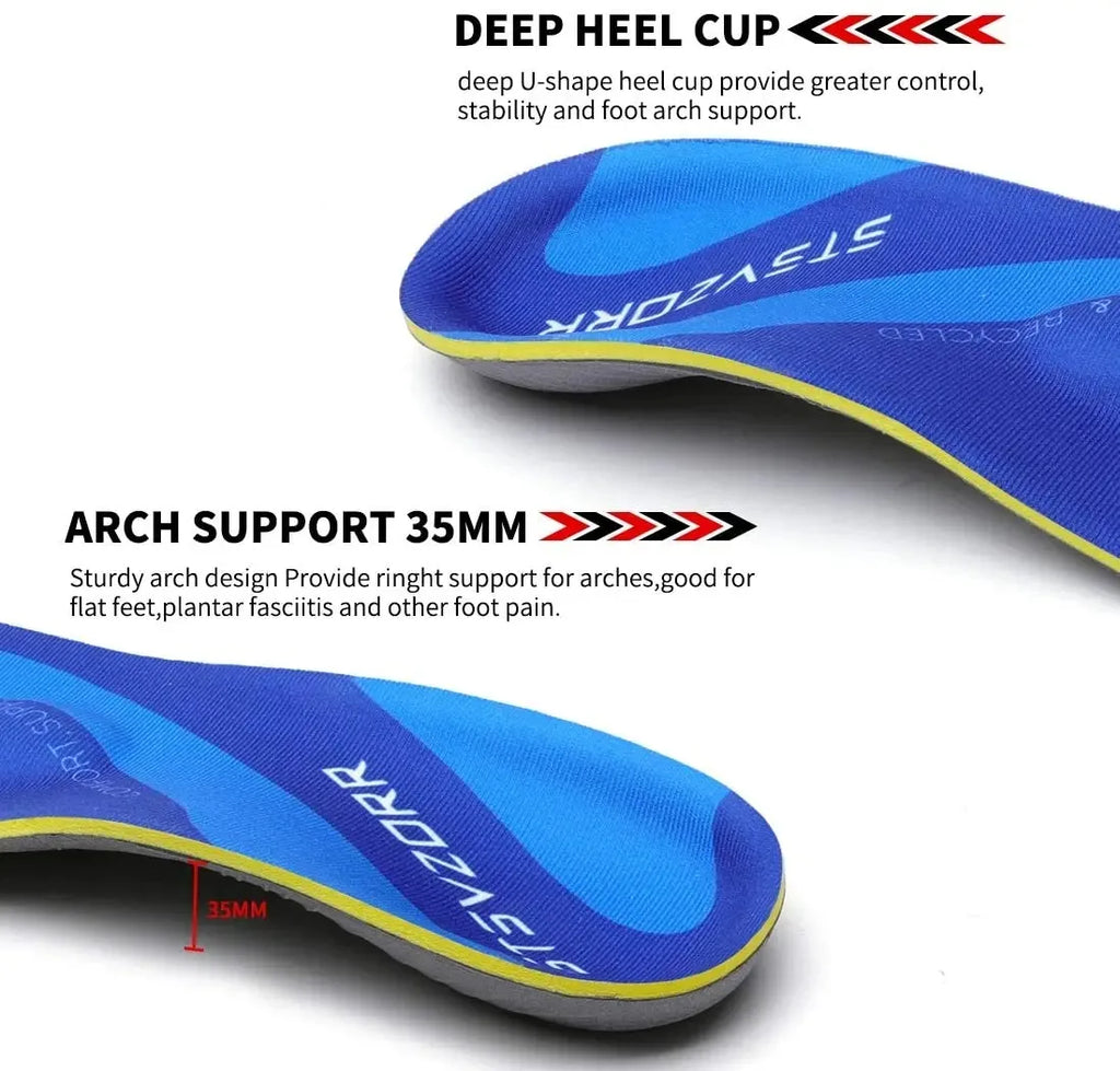 Flat Foot Insole  Orthopedic Insoles Shoe  Heel Pad Plantar Fasciitis Relief Man Women Metatarsal pads arch support Inserts