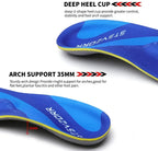 Flat Foot Insole  Orthopedic Insoles Shoe  Heel Pad Plantar Fasciitis Relief Man Women Metatarsal pads arch support Inserts