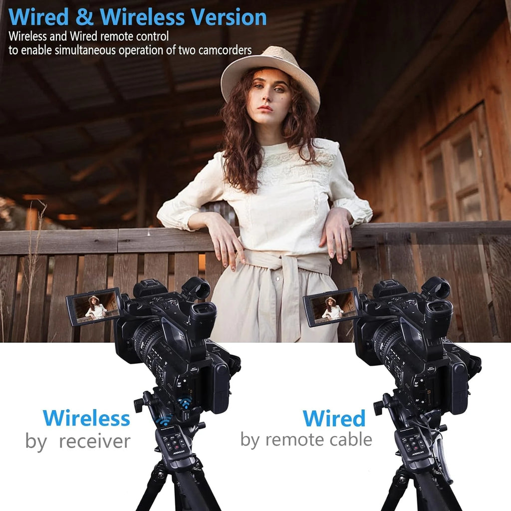 Updated Wireless Camcorder Remote Control Zoom Controller For Canon Sony Lens Zoom Focus IRIS Recording Video Camera Controllor