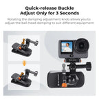 K&F Concept Magnetic Backpack Clip Mount for DJI Osmo Action 5/4/3, GoPro Hero, Insta360