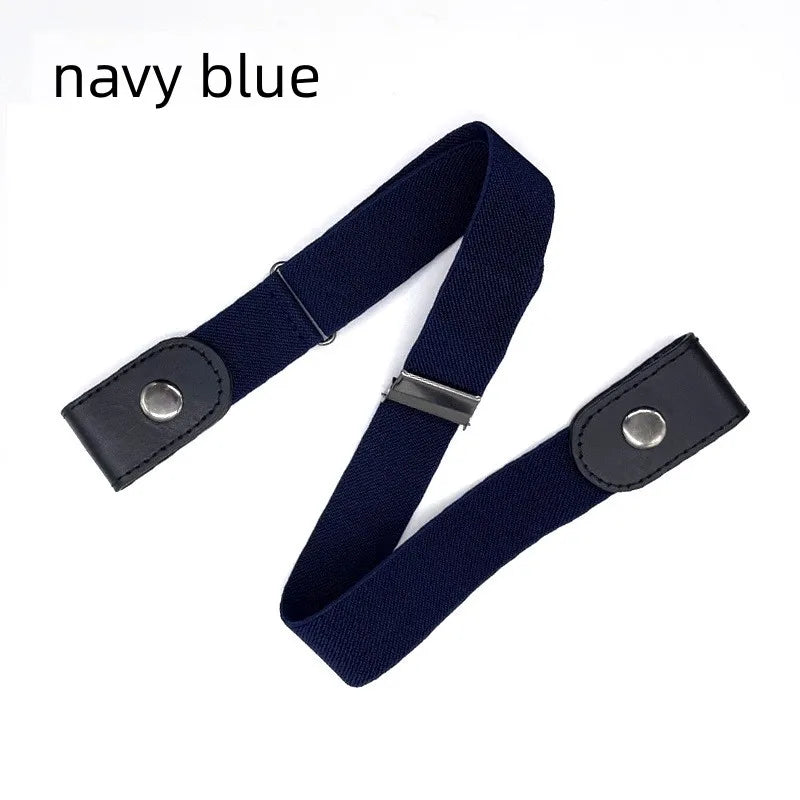 New 4/3/2/1PC Stretch Elastic Waist Band Invisible Belt Buckle-Free Belts for Women Men Jean Pants Dress No Buckle Easy To Wear