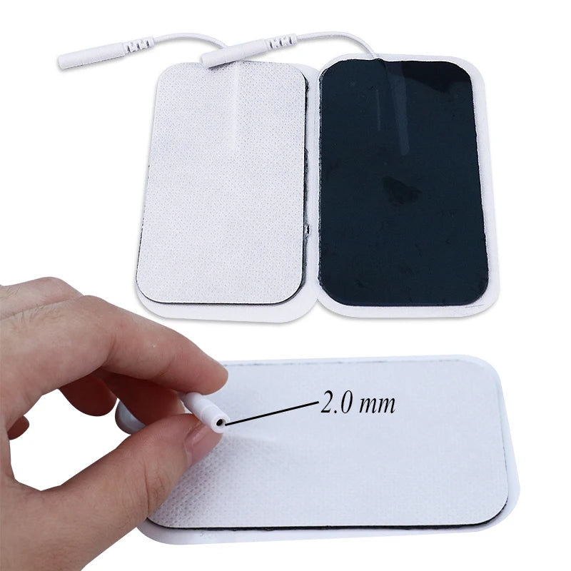 TENS EMS Electrode Pads Gel Replacement Patches, Multiple Sizes & Quantities (20-100pcs)