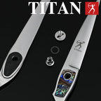 TITAN professional barber scissors cutting thinning hair cut tool hairdressing shear 6inch vg10 steel cnc