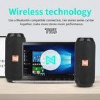Portable Bluetooth Speaker Wireless , Ipx4 Waterproof Bluetooth 5.0 TWS MP3 Player Paring Aux & Tf-Card Input for Home  Outdoor