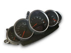 1 Set Matt Chrome Dashboard Dial Gauge Rings Bezel Trim for Porsche 911 996 S Turbo Targa