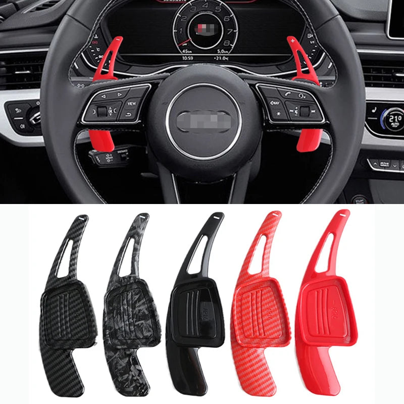 For Audi A3 S3 A5 S5 2017 A4 B9 Q7 2016-2017 TT TTS Shifter Paddle Shift Extension Steering Wheel Shift Paddle Shifter