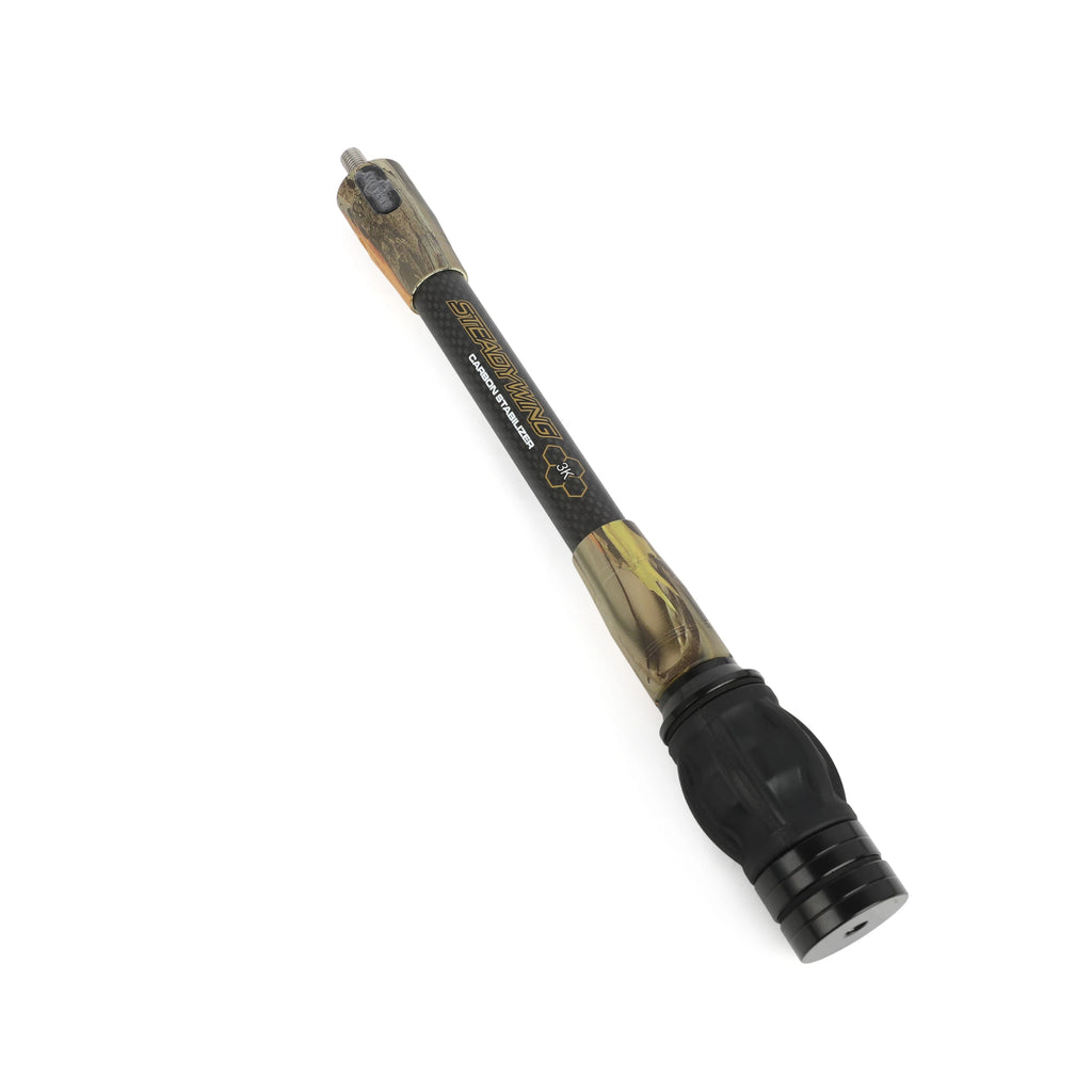 Archery Bow Stabilizer 3K Carbon Fibre Rod Stainless Steel Counterweight Bow Arrow Hunting Shooting Target Damper Shock Absorber