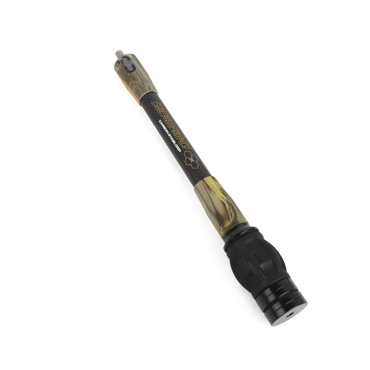 Archery Bow Stabilizer 3K Carbon Fibre Rod Stainless Steel Counterweight Bow Arrow Hunting Shooting Target Damper Shock Absorber