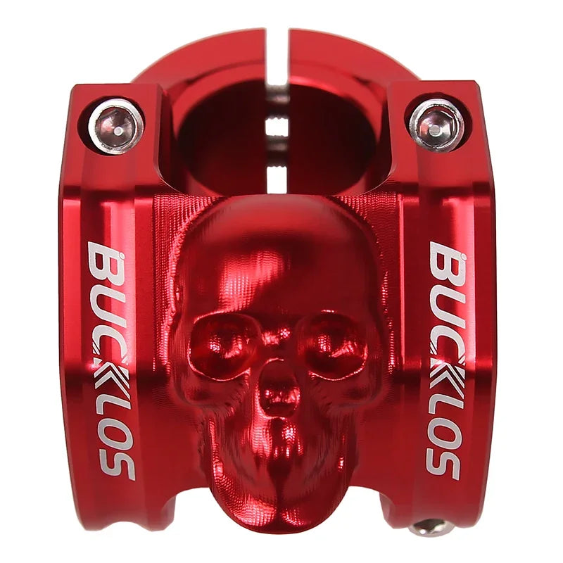 BUCKLOS Mtb Power CNC Short 35mm Bike Stem Aluminum High-strength Power Bicycle Mtb Ultralight Durable Road Skull Bike Part