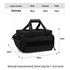 High-capacity Tool Storage Bag Comfortable Handle Thick Padded Base Easy Carrying Tool Case Black Color Water Resistant Tool Bag