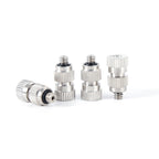 50Pcs High Pressure Mist Cooling Atomizing Sprayer 3/16" 0.1~0.5mm Anti Drip Fog Nozzle Garden Agriculture Irrigation Humidify
