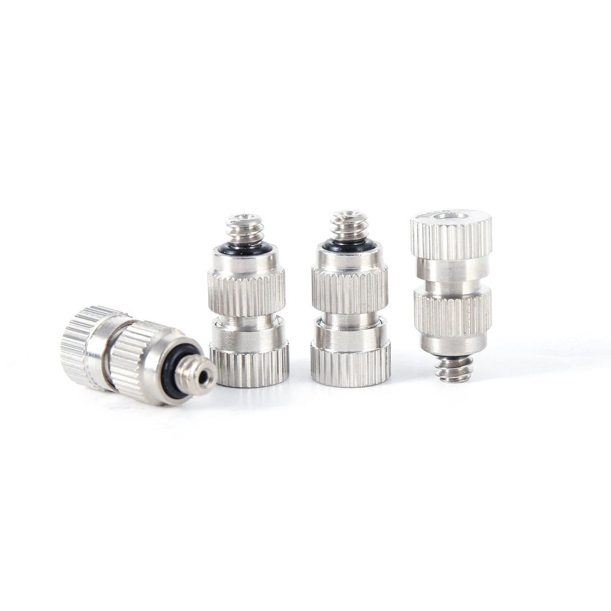 50Pcs High Pressure Mist Cooling Atomizing Sprayer 3/16" 0.1~0.5mm Anti Drip Fog Nozzle Garden Agriculture Irrigation Humidify