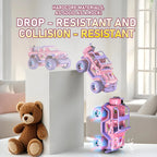 1:16 Pink remote control car DIY stickers music light spray off-road toy car Christmas gift
