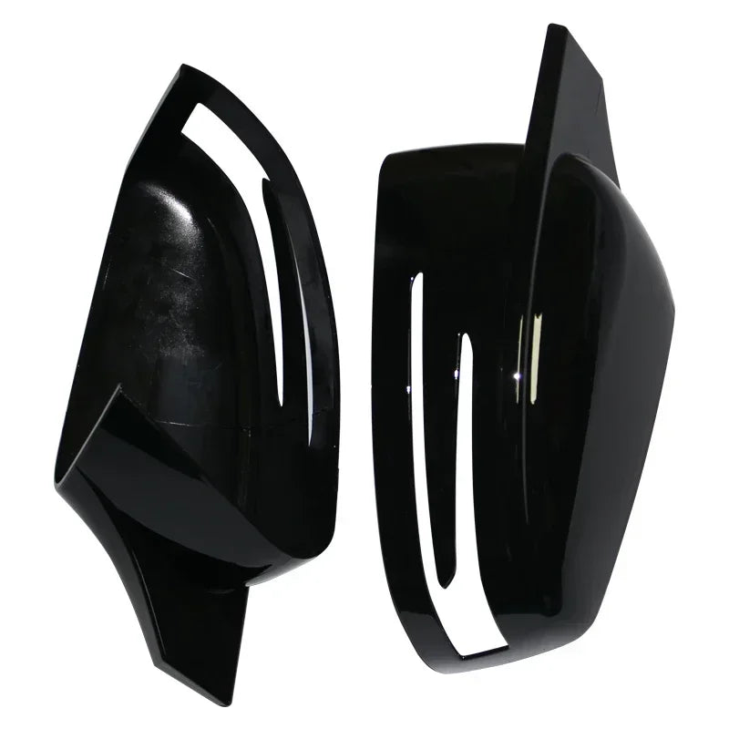 Carbon Fiber Look Black Rearview Side Mirror cover Caps for Mercedes-Benz W176 W246 W204 W212 W221 C117 X204 X156 ABS