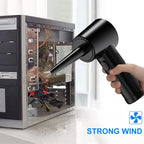 Cordless Air Duster Electric 51000RPM Wireless Dust Gun Compressed Air Blower Powerful Hair Dryer Computer Keyboard Cleaning