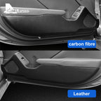 Suede For Subaru BRZ Toyota GR86 2021 2022 2023 2024 2025 Anti-kick Pad Sticker Leather Carbon Car Door Protection Accessories