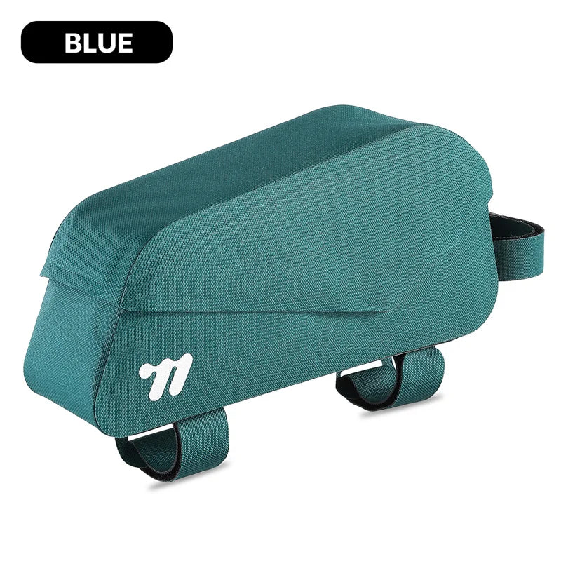 WEST BIKING Bicycle Magnetic Lid Top Tube Bag With Bolts Mounted & Straps MTB Road Bike Waterproof  Front Frame Structured Bag