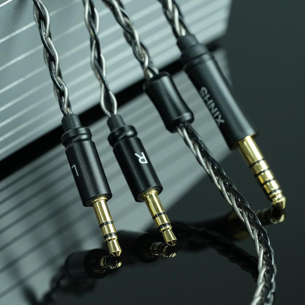 XINHS IEM headphone cable 4.4mm/3.5mm to dual 2.5mm or dual 3.5mm, 1pc