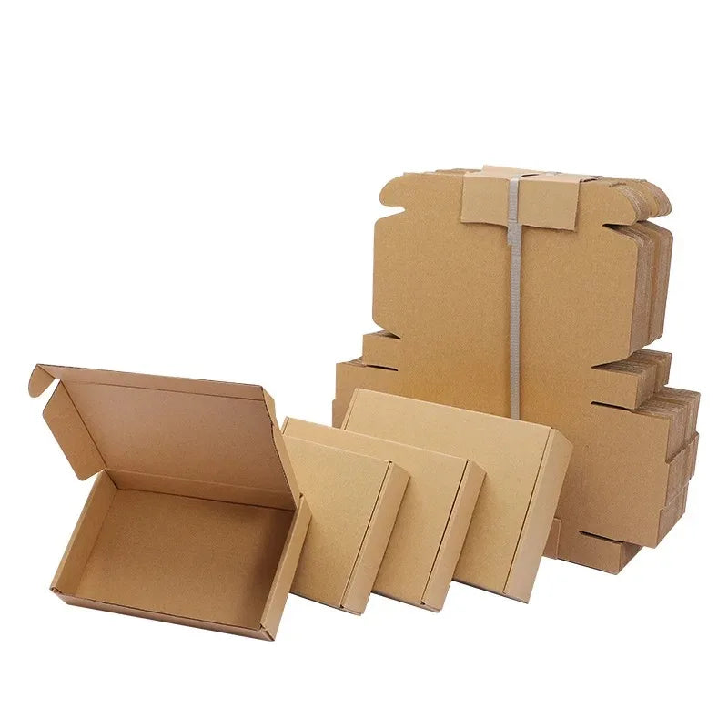 30 pcs super hard white/brown multi-size brown carton packaging wedding party gift chocolate candy event gift box