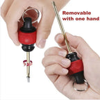 VESSEL QB-22V QB-22R QB-22Y QB-22G QB-22K2GV QB-22K2RY Ball Grip Quick Coupler, Portable Bit Holder Screwdriver Bit Adapter