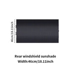 Car Retractable Windshield Sunshade with Suction Cups Folding Front Rear Window Sun Shade Summer UV Blocking Sun Protective