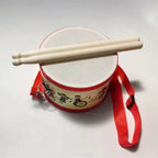 Wooden Percussion Drum Toy Set for Toddlers - with Carry Strap, Develop Rhythm Sense, Safe and Educational Music Aids