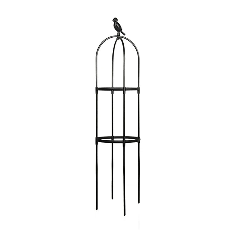 Plant Climbing Support Trellis Stand 2-3 Tier, White or Black, for Tomato Vine Plants