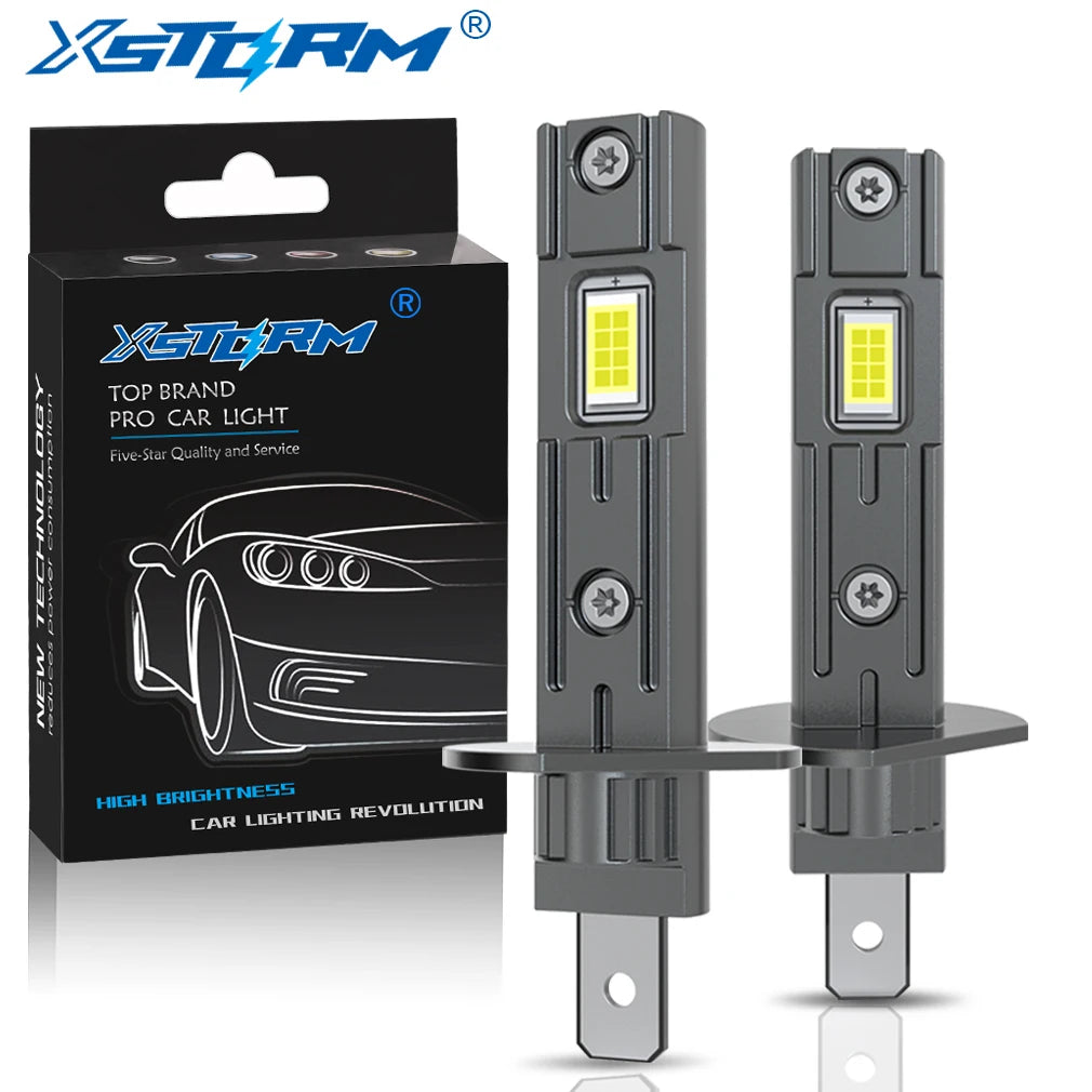 XSTORM H1 LED Car Headlight Bulbs 75W Mini Canbus Led for Car Headlamp Fanless Light Auto Diode Fog Lamps 6500K White