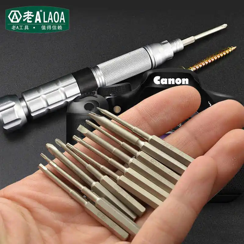 LAOA Old A S2 Alloy Steel Screwdriver Head 4mm Screwdriver Head