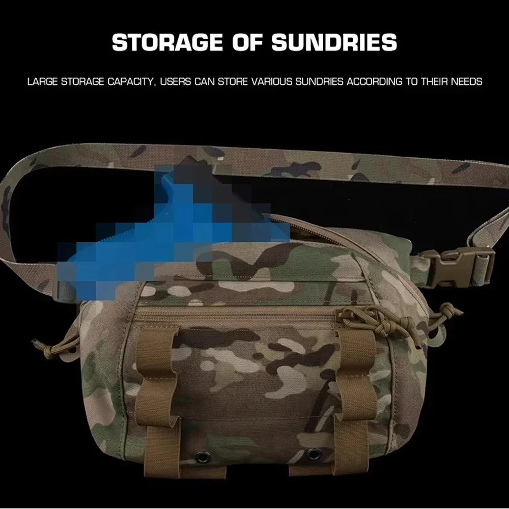 TACTICAL SS Style Multi Purpose Waist Bag Brunch Box Drop Pouch Dump Pouch for Hunting Adjustable