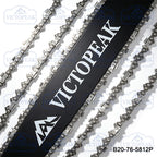 Garden Tool Parts Accessories Guide Bar with Chainsaw Blade 20'' 0.325" 0.058" 76Links for Chinese Chain Saw