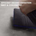 SEAMETAL 30x30cm Car Cleaning Towel Magic Clay Cloth Scratch-Free Car Wash Mud Cloth with Blue Clay Bar Care Towel Washing Tool