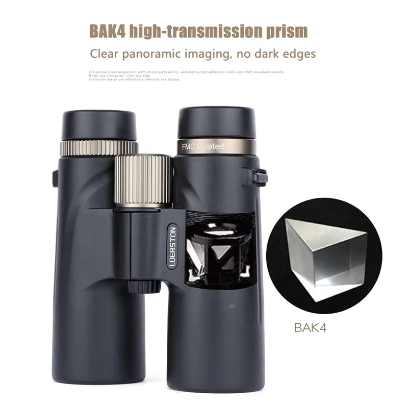 Telescope 12x42 HD Professional Binoculars with ED Lens BAK4 Prism Waterproof for Birdwatching Hunting Camping Travel Outdoor
