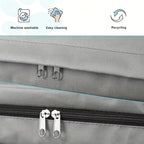 Replaceable Dog Bed Cover Made of Washable And Durable Oxford Fabric, Featuring a Removable Zippered Pet Bed Mattress Cover