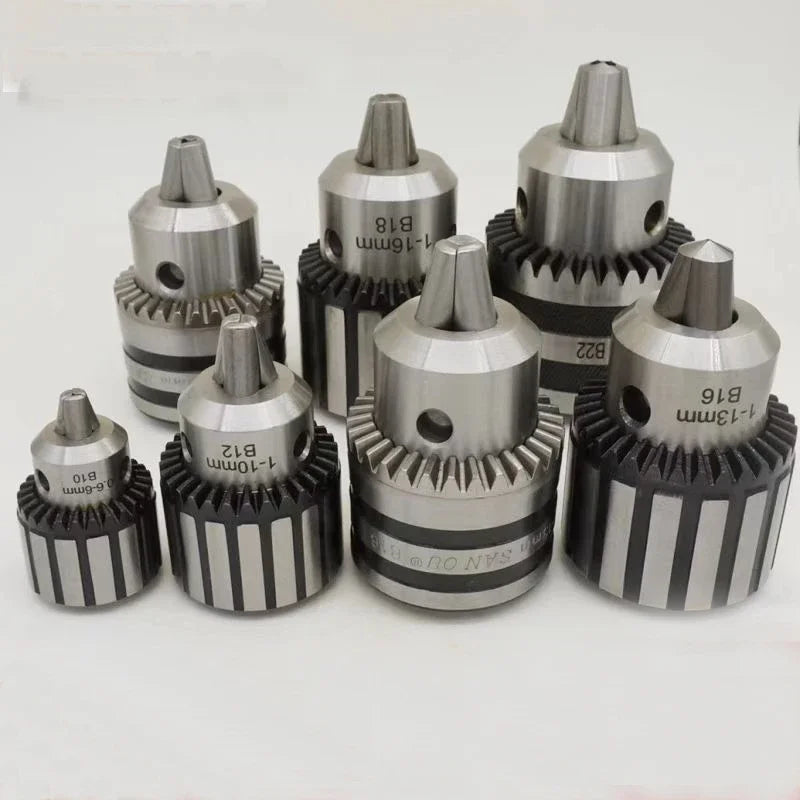 High Quality Morse Tapper Shank Drill Chuck MTA MTB MT1 MT2/3/4 B10 B12/16/18 0.6-6/1-10/1-13/3-16/5-20 for CNC Drill Machine