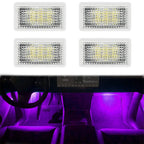 For Tesla Model 3 Y S X LED Interior Footwell Light Ultra Bright Puddle Door Bulb 2017- 2023 Upgrade Trunk Lamp Accessories