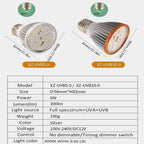 Reptile UVB UVA Full Spectrum Terrarium Heat Lamp Bulb E27 - UVB 5.0 or 10.0