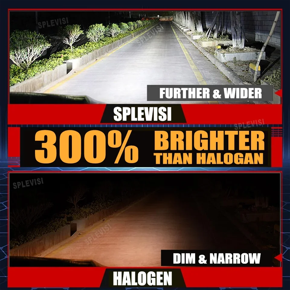 LED High Low Headlight Bulbs - 75W High Performance For Toyota Land Cruiser 100 Series 1998 1999 2000 2001 2002 2003 2004 2005