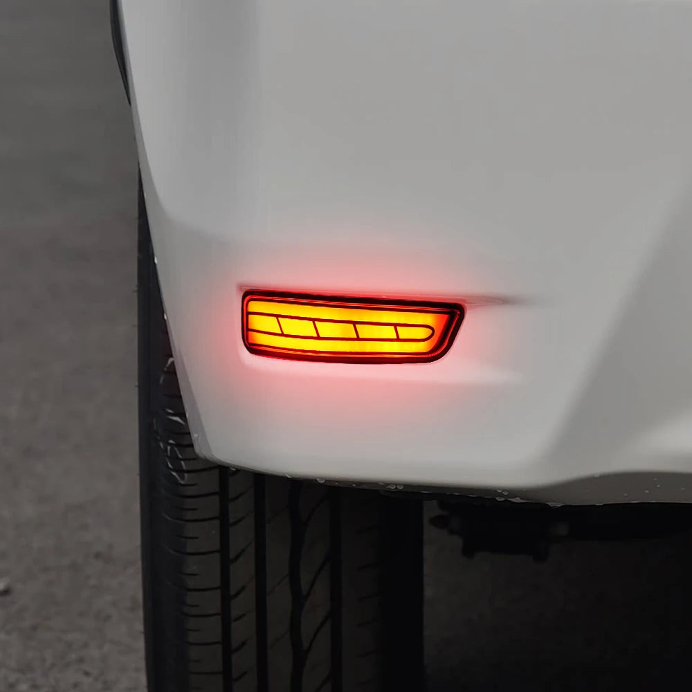 For Toyota Corolla Altis 2014 2015 2016 2017 2018 Drive Brake Turn Signal lamps Dynamic LED Rear Bumper Reflector light